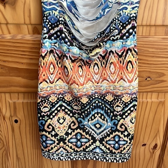 A3 Design Ripped Bodycon Dress - Picture 7 of 7